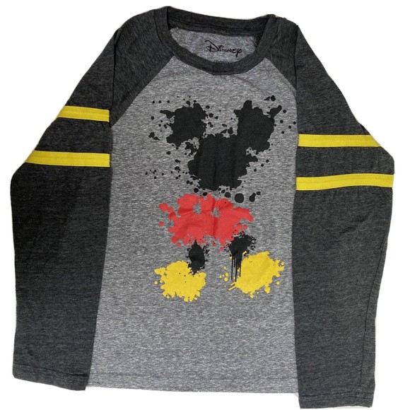 Disney SM/C/P (8) Paint Splatter t-shirt‎ for kids Mickey Mouse - Picture 1 of 6